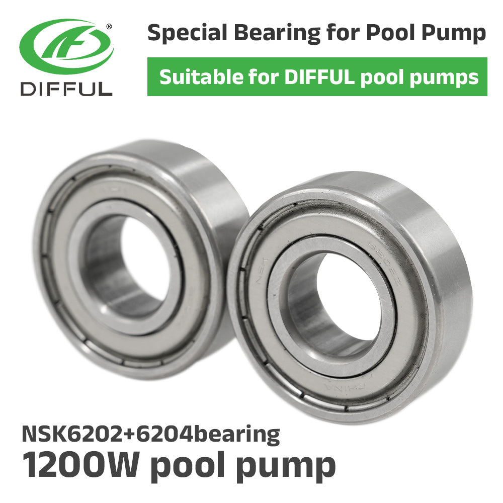 DIFFUL Swimming Pool Pump Motor Bearing 500W 900W 1200W Repair Kit Fast