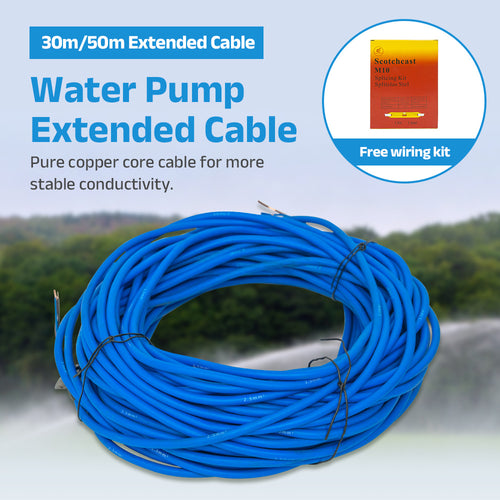 DIFFUL 30 M Blue Submersible Water Pump Extension Cable 3x2.5mm² Waterproof