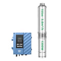DIFFUL Solar Water Pump, 3 inch 1300 W 110 V AC/DC For Irrigation
