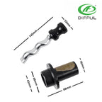 DIFFUL Stators + Joiner 4" Screw Solar Bore Pump Rotor Replacement Part
