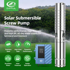 DIFFUL Solar Motor Pump Supplier, 4 inch 203 M Head 1500 W 85 V - 280 V AC/DC For Sprinklers