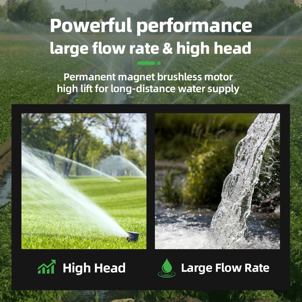 DIFFUL Solar Screw Pump Kit, 4 inch 750 W 85 V - 280 V AC/DC For Drip Lines