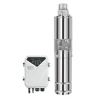 DIFFUL Solar Single Screw Pump, 4 inch 600 W 48 V DC 50 M Cable For Sprinklers