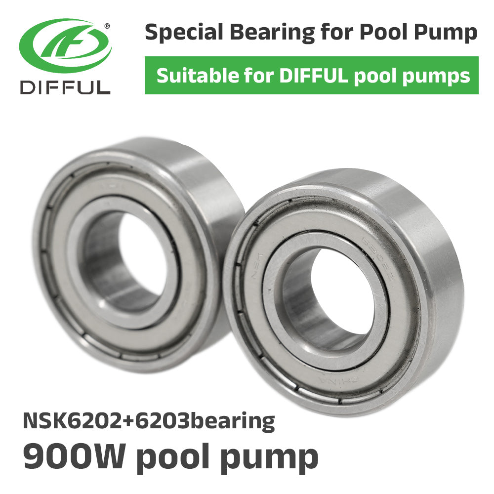 DIFFUL Swimming Pool Pump Motor Bearing 500W 900W 1200W Repair Kit Fast