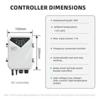 DIFFUL Solar Water Pump DC 110V MPPT Replacement Controller