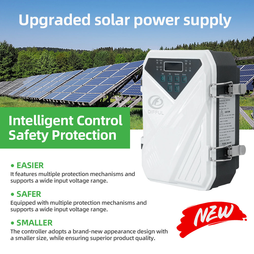 DIFFUL Solar Water Pump DC 110V MPPT Replacement Controller