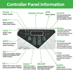 DIFFUL Solar Water Pump DC 110V MPPT Replacement Controller