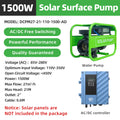 DIFFUL Solar farm Pump, 21 M Head 1500 W 85 V - 280 V AC/DC For Home & Garden