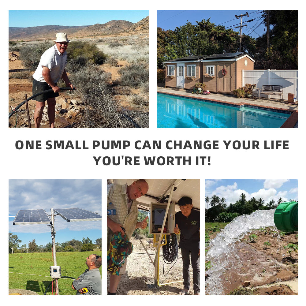 DIFFUL Solar Farm Pump, 750 W 85 V - 280 V AD For Filling Ponds