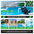 DIFFUL Solar Swimming Swimming Pool Pump, 19 M Head 900 W 85 V - 280 V AC/DC For Home & Garden