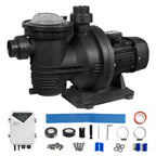 DIFFUL Solar Powered Swimming Pool Pump 500W 48V Flow DC 14M Head LED Display