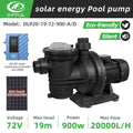 DIFFUL Solar Swimming Pool Pump Living With 19M Head 900W 85 V - 280 V AD For Off-Grid Living
