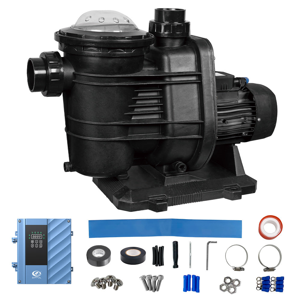 DIFFUL Solar Swimming Pool Pump Living With 19M Head 1200W 85 V - 280 V AD For Household