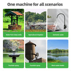 DIFFUL Solar Surface Solar Pump, 210 W 24 V DC For Fountain & Irrigation