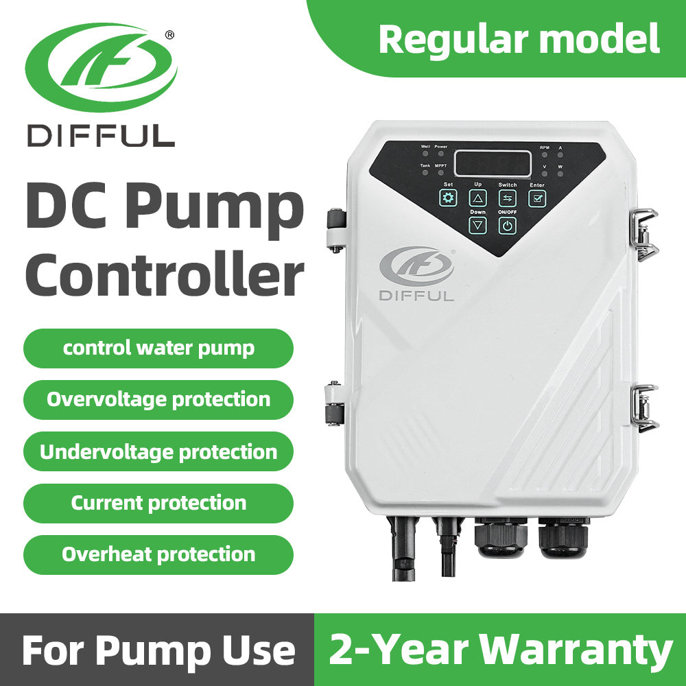 DIFFUL Solar Water Pump DC 110V MPPT Replacement Controller