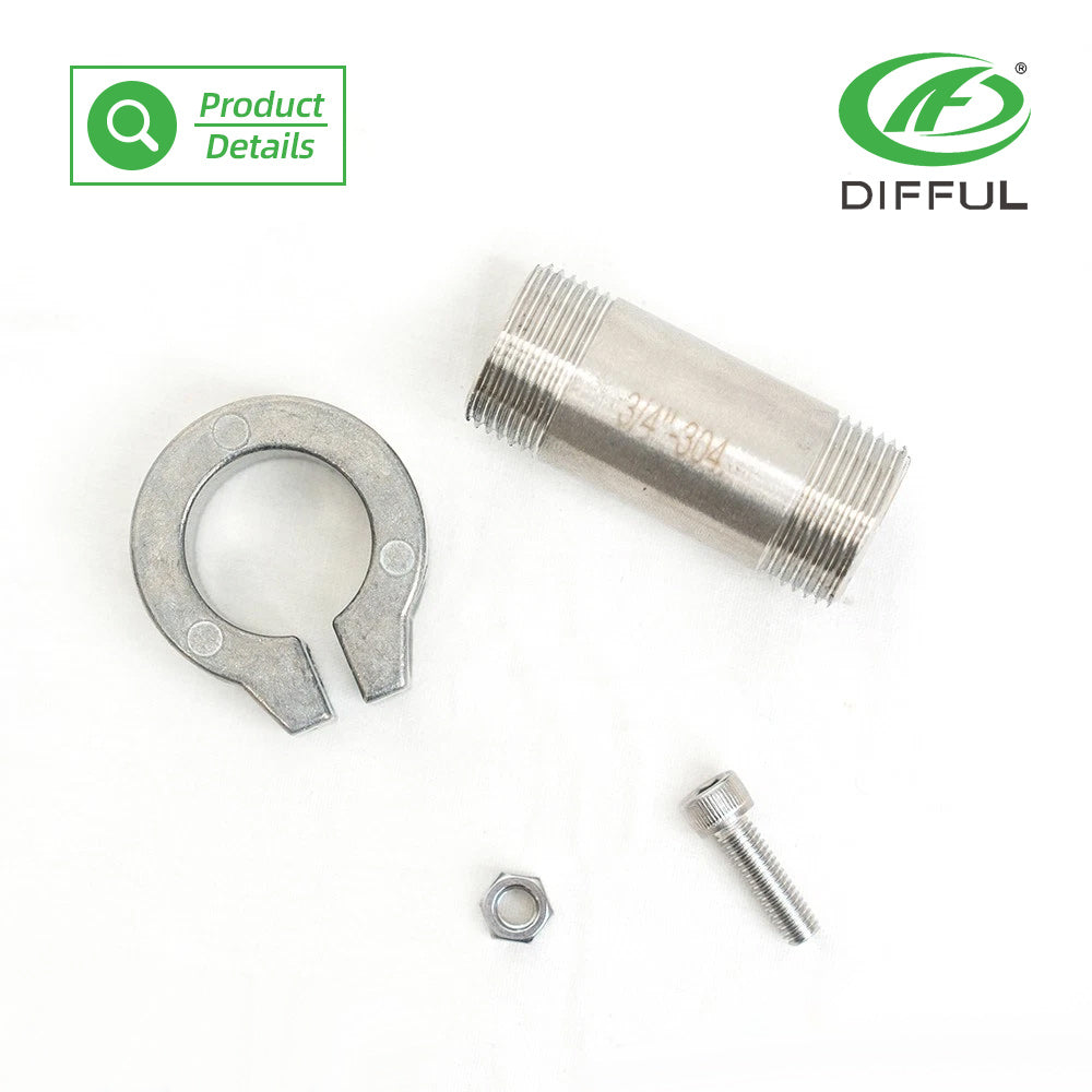DIFFUL Sacrificial Anode Zinc for 3" Bore Pump Help Deter Corrosion 3/4" Plug
