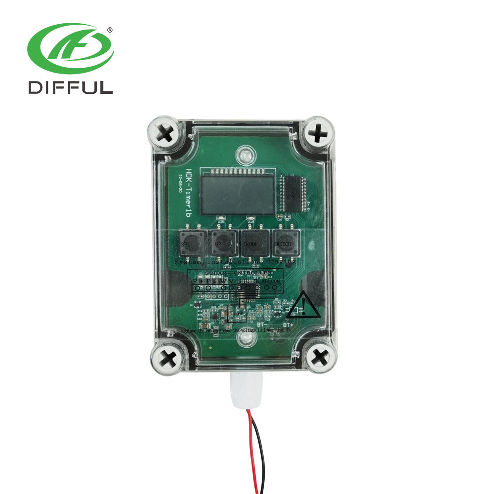 DIFFUL Timer for Solar Water Pump Auto Control Digital Time Setting