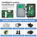 DIFFUL AC/DC Replacement Hybrid Controller, 245V 3000W Solar Water Pump Hybrid High Head Bore Pump