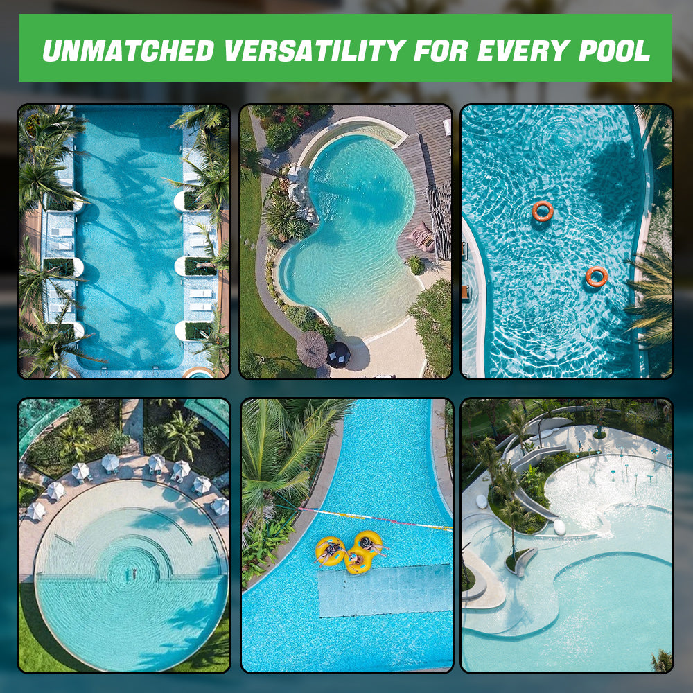 DIFFUL Solar Powered Swimming Pool Pump 900W 72V DC for Home & Garden
