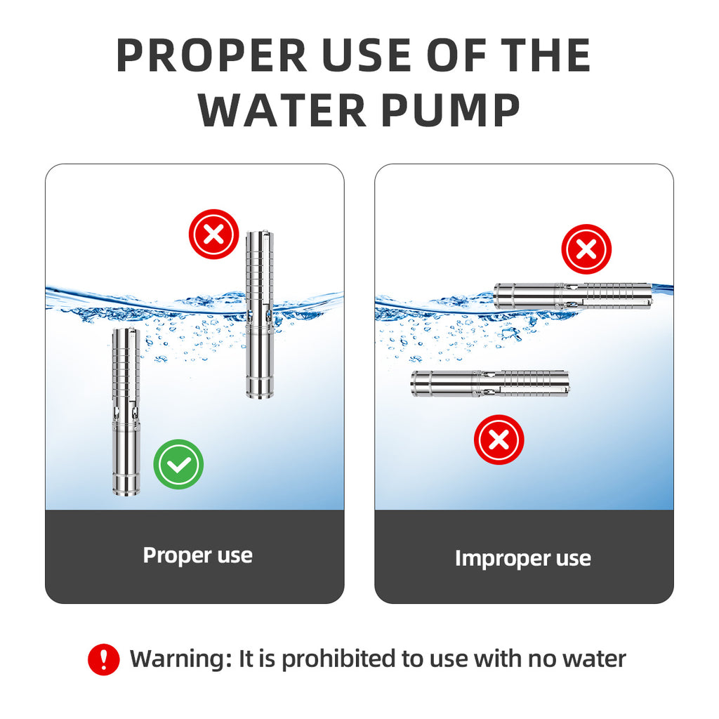DIFFUL Pumps And Solar, 4 inch 1500W 110 V DC For Drip Lines
