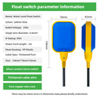 DIFFUL  Plastic Float Switch for Water Pump Tank Level Control